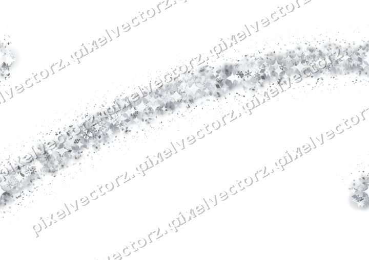 Nahtloser Glitzerbogen in Blassblau auf transparentem Grund