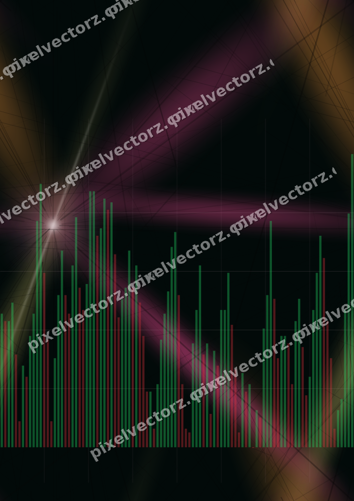 Nahtloser Neon Diagramm Hintergrund in Rosa und Orange