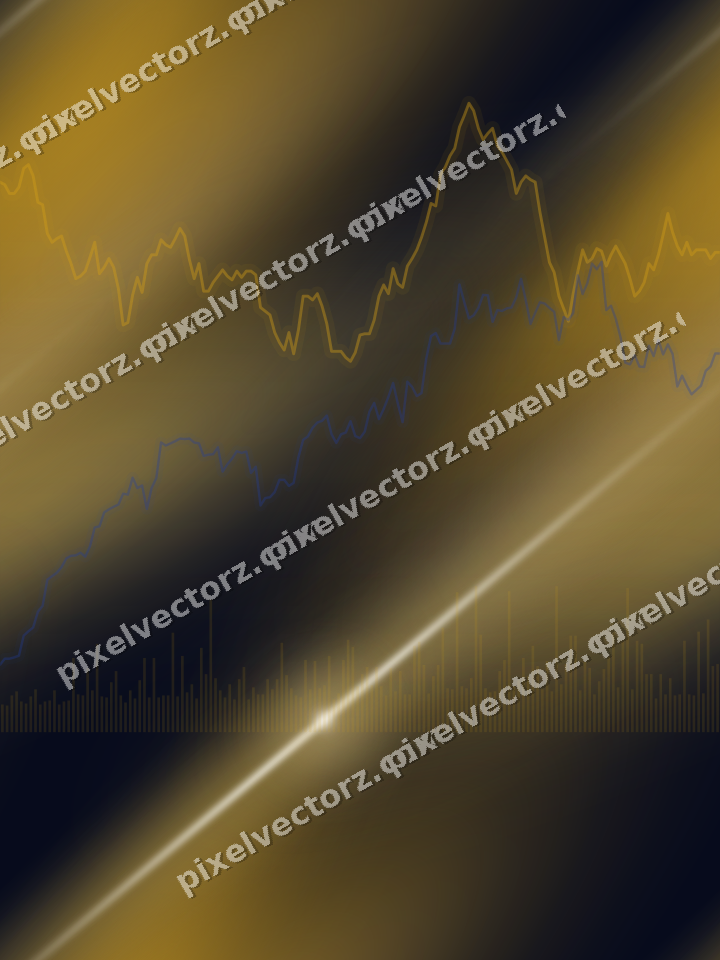 Nahtloser Neon Diagramm Hintergrund in Bernstein und Blau