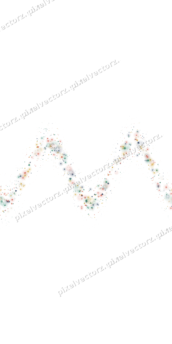 Nahtlose Glitzerwelle in Bernstein und Grün auf transparentem Grund