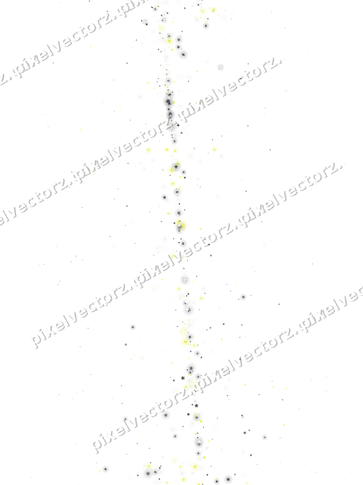 Nahtloses Glitzerband aus Sternen und Blüten auf transparentem Grund