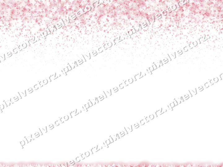 Nahtloser Glitzerregen aus Sternen und Blüten auf transparentem Grund
