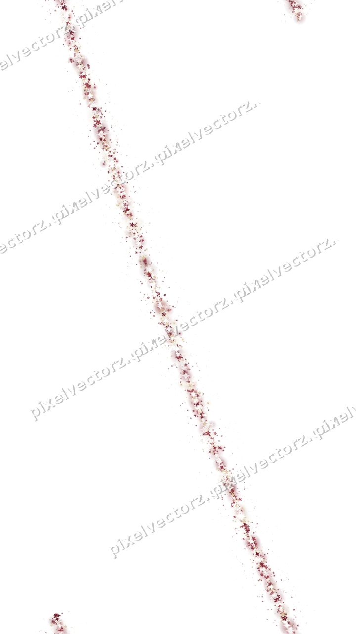 Nahtloser Glitzerbogen aus Sternen und Funken auf transparentem Grund