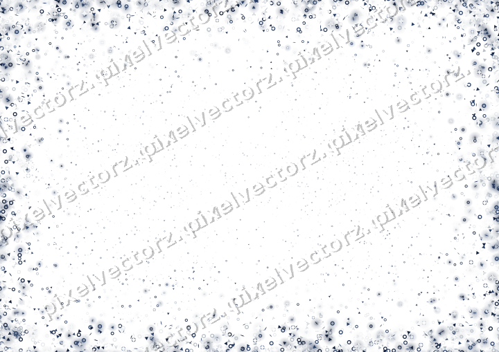 Nahtlose Glitzervignette in Dunkelblau auf transparentem Grund
