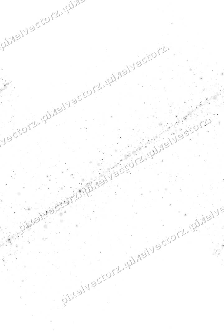 Nahtloses Glitzerband aus Sternen in Blassblau auf transparentem Grund