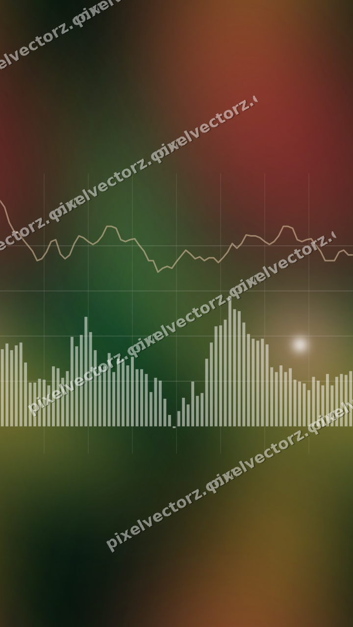 Nahtloser Neon Diagramm Hintergrund in Rot und Orange