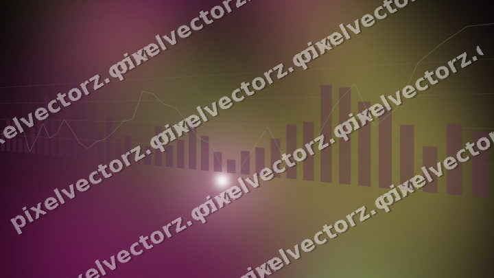 Leuchtender Neon Diagramm Hintergrund in Magenta und Limette