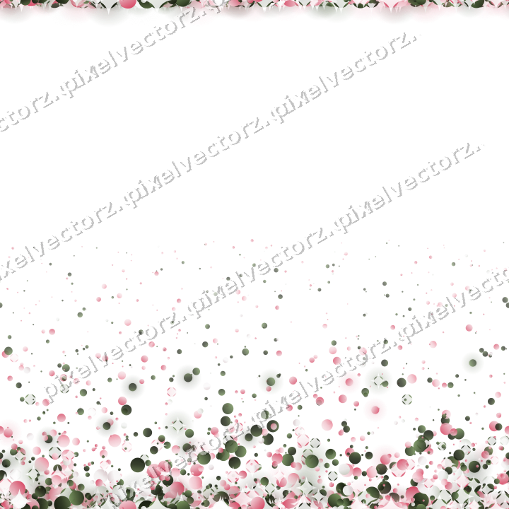 Nahtloser Glitzeraufstieg aus Punkten in Rosa auf transparentem Grund