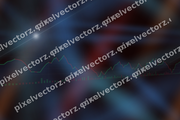 Nahtloser Neon Diagramm Hintergrund in Blau und Rot