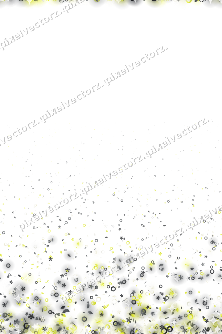 Nahtloser Glitzeraufstieg in Gelb und Grau auf transparentem Grund