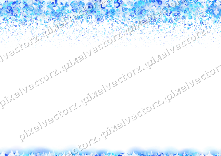 Nahtloser Glitzerregen aus Sternen und Tropfen auf transparentem Grund