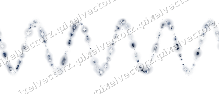 Nahtlose Glitzerwelle in Dunkelblau und Weiß auf transparentem Grund