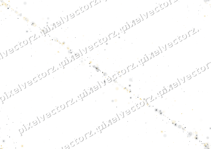 Nahtloses Glitzerband aus Blüten und Tropfen auf transparentem Grund