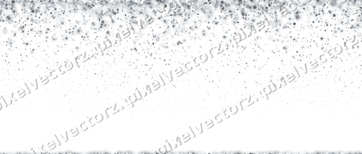 Nahtloser Glitzerregen aus Tropfen und Punkten auf transparentem Grund