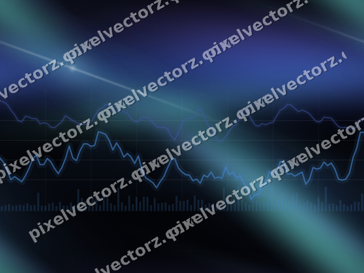 Nahtloser Neon Diagramm Hintergrund in Blau und Türkis