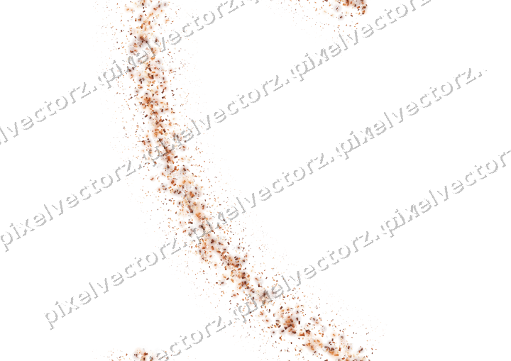 Nahtloser Glitzerbogen aus Konfetti auf transparentem Grund