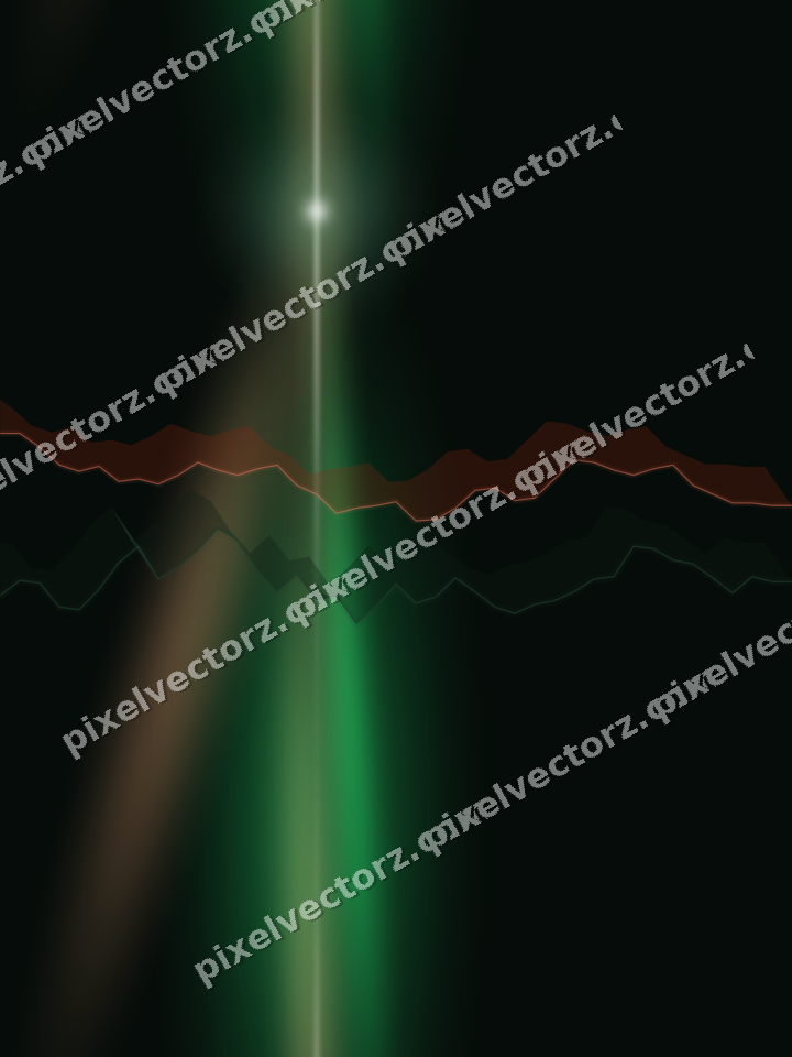 Nahtloser Neon Diagramm Hintergrund in Grün und Rot