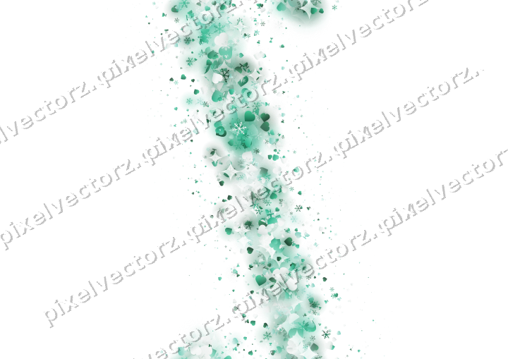 Nahtloses Glitzerband auf transparentem Grund