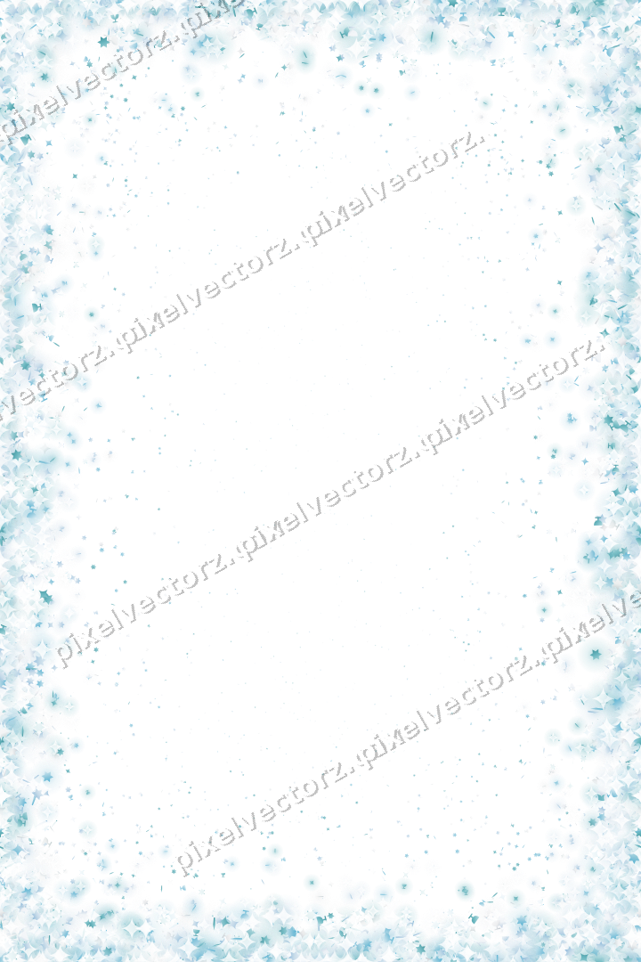 Nahtlose Glitzervignette in Türkis auf transparentem Grund