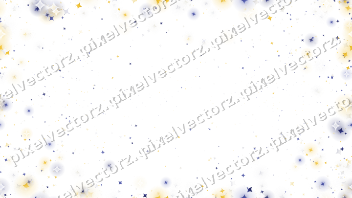 Nahtlose Glitzervignette aus Funken auf transparentem Grund
