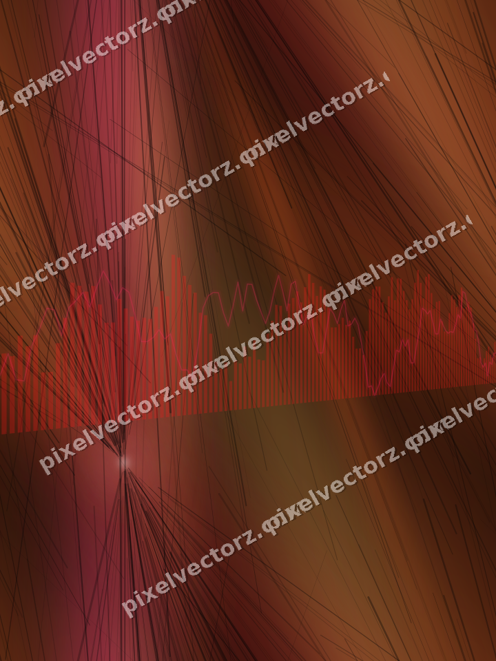 Nahtloser Neon Diagramm Hintergrund in Rot und Orange