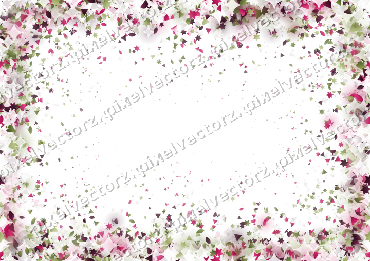 Nahtlose Glitzervignette in Limette und Rosa auf transparentem Grund