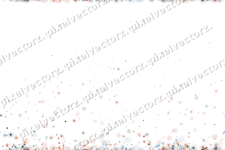 Nahtloser Glitzeraufstieg in Orange und Türkis auf transparentem Grund