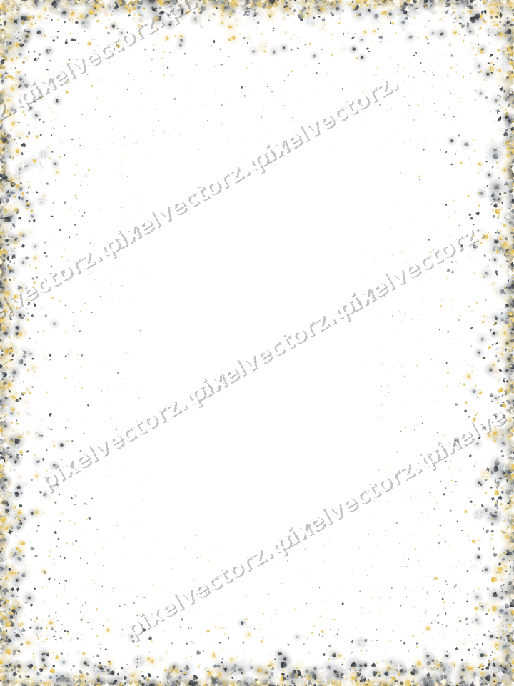 Nahtlose Glitzervignette aus Funken und Herzen auf transparentem Grund