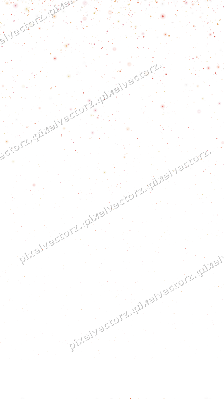 Nahtloser Glitzerregen in Rot und Orange auf transparentem Grund