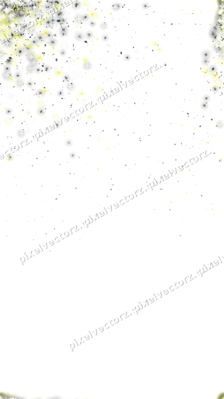 Nahtloser Glitzerfächer aus Sternen und Rauten auf transparentem Grund