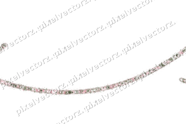 Nahtloser Glitzerbogen aus Sektschalen in Rosa auf transparentem Grund