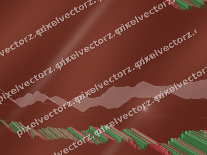 Nahtloser Neon Diagramm Hintergrund in Rot und Orange