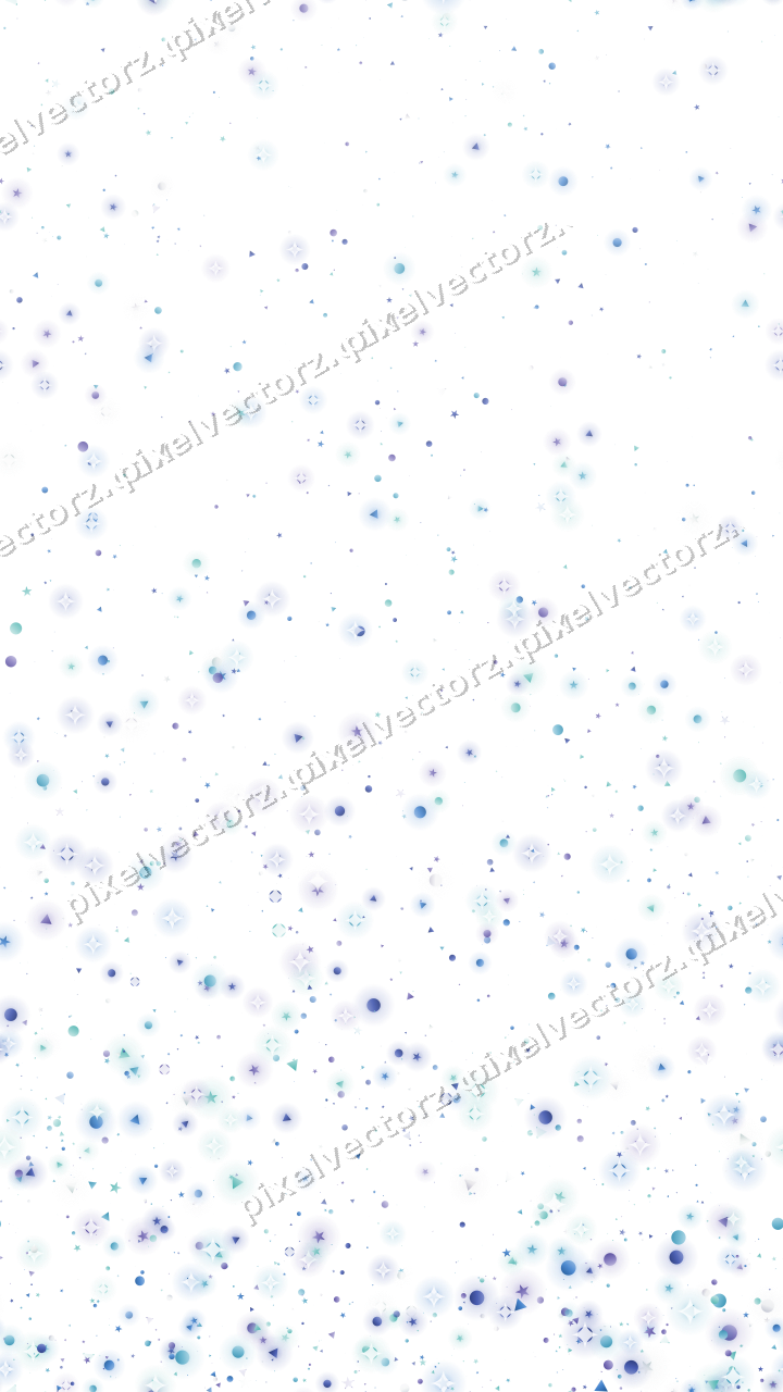 Nahtloser Glitzeraufstieg in Blau und Türkis auf transparentem Grund