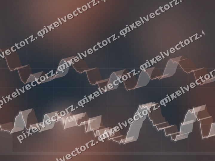 Nahtloser Neon Diagramm Hintergrund in Orange und Türkis