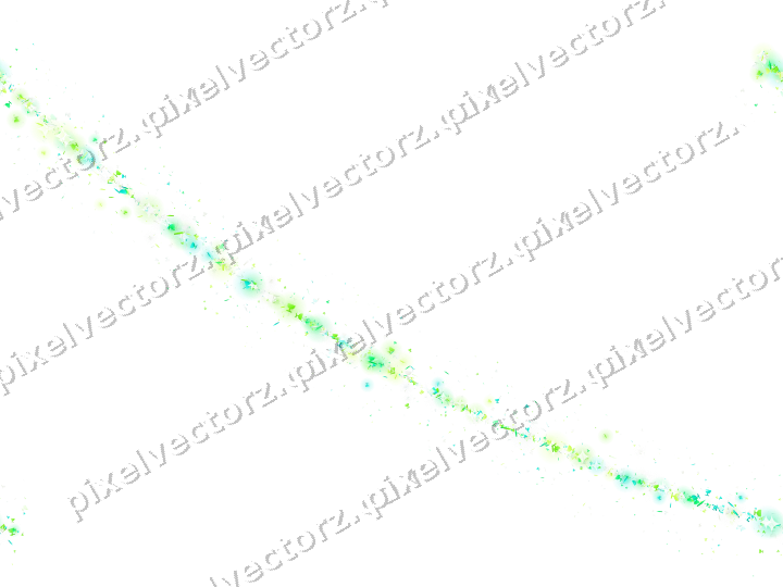 Nahtloser Glitzerbogen in Grün und Limette auf transparentem Grund