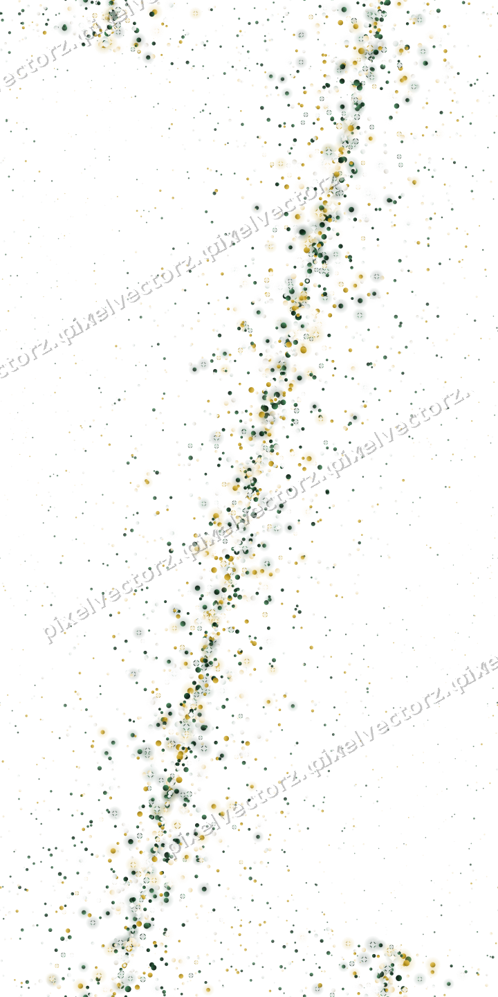 Nahtloses Glitzerband aus Punkten auf transparentem Grund