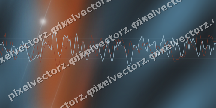Nahtloser Neon Diagramm Hintergrund in Türkis und Rot