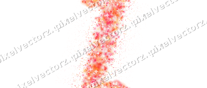 Nahtloses Glitzerband in Rot und Orange auf transparentem Grund