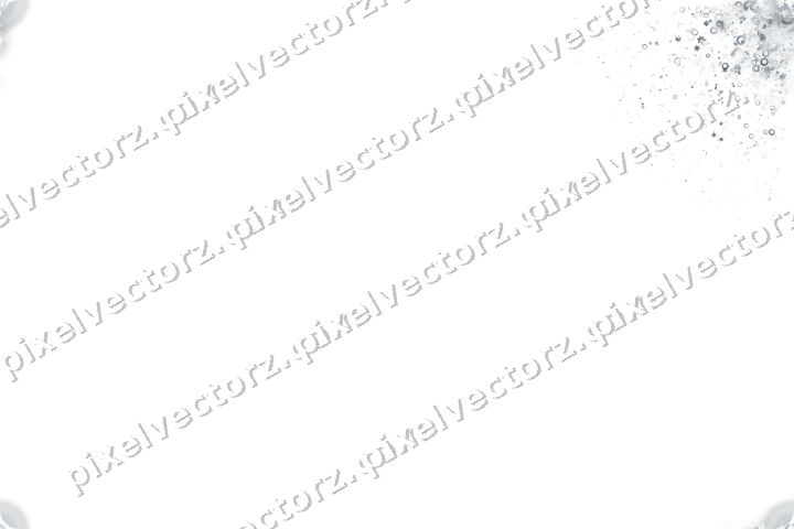 Nahtloser Glitzerfächer in Blassblau auf transparentem Grund