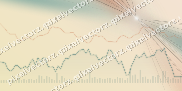 Zarter Pastell Diagramm Hintergrund in Dunkelpetrol und Orange