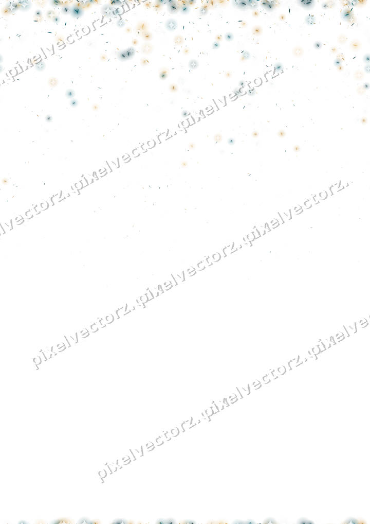 Nahtloser Glitzerregen aus Splittern auf transparentem Grund