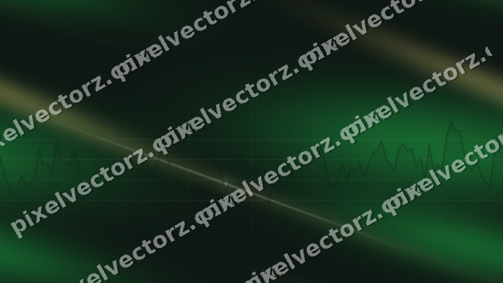 Nahtloser Neon Diagramm Hintergrund in Grün und Bernstein