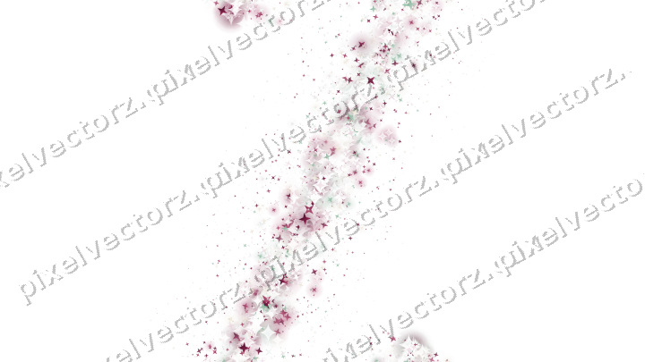 Nahtloses Glitzerband aus Sternen auf transparentem Grund