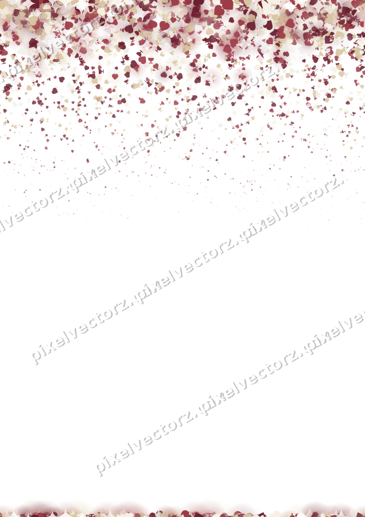 Nahtloser Glitzerregen in Dunkelrosa und Rot auf transparentem Grund