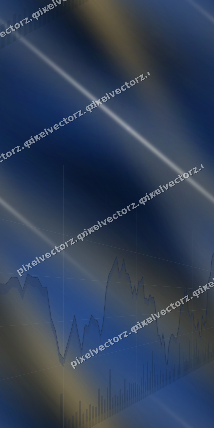 Nahtloser Neon Diagramm Hintergrund in Blau und Bernstein