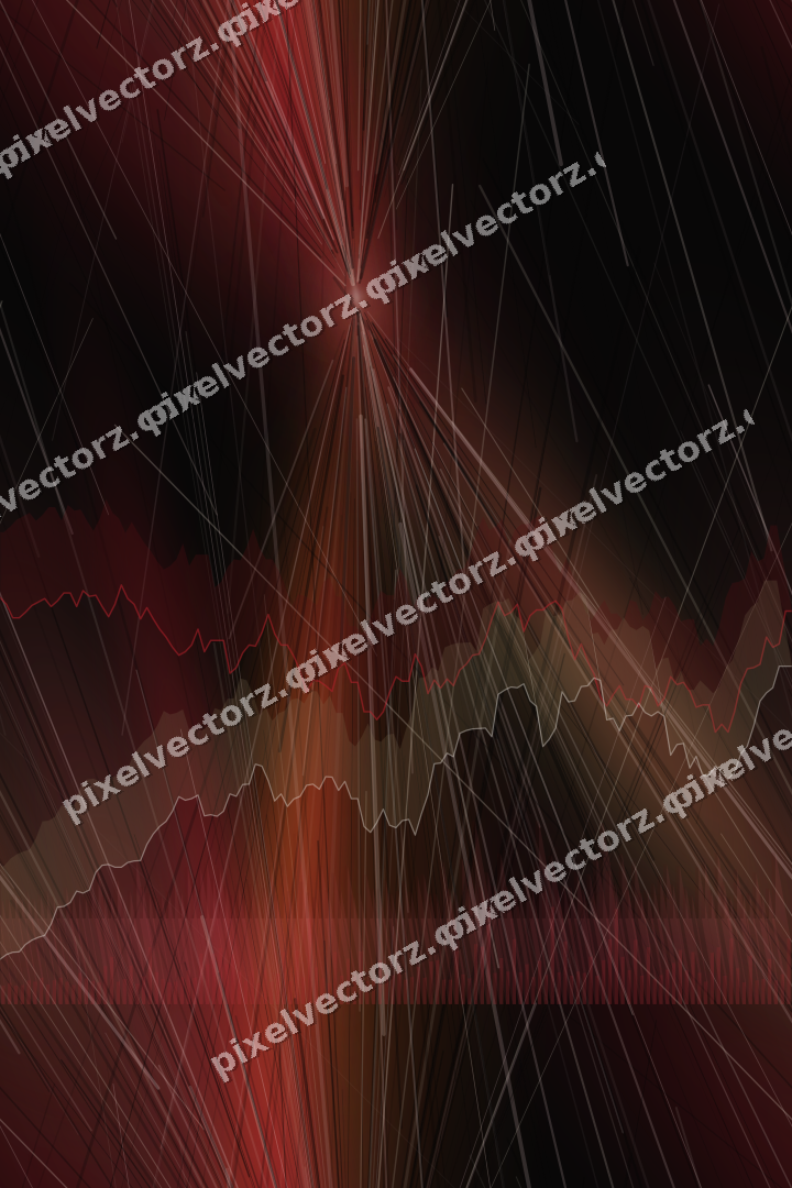 Nahtloser Neon Diagramm Hintergrund in Rot und Bernstein