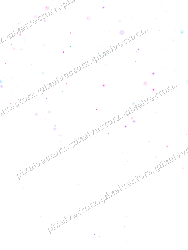 Nahtloser Glitzerregen in Magenta und Violett auf transparentem Grund