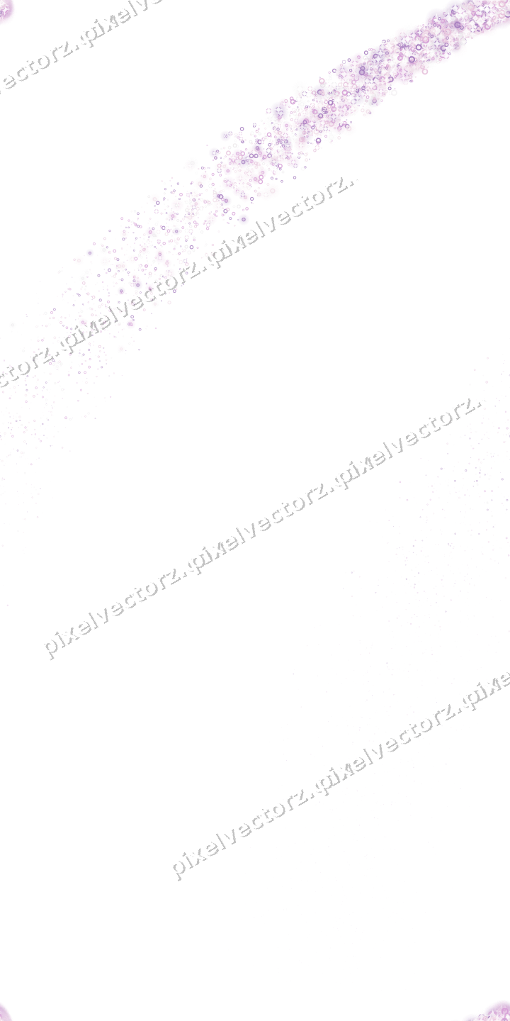 Nahtloser Sternenschweif aus Ringen in Magenta auf transparentem Grund