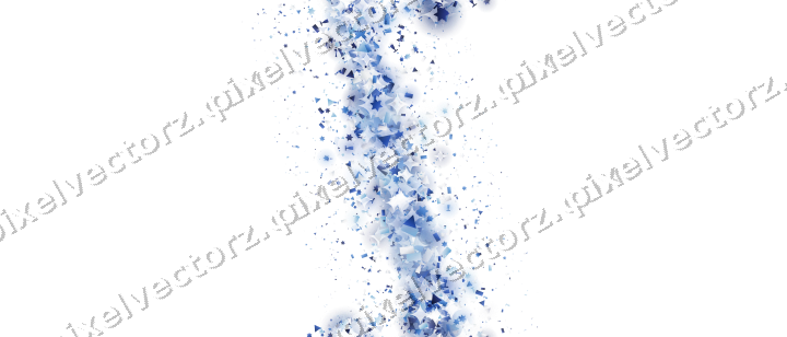 Nahtloses Glitzerband in Blau und Türkis auf transparentem Grund