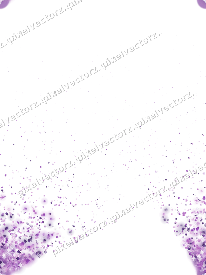 Nahtloser Glitzerfächer in Violett auf transparentem Grund